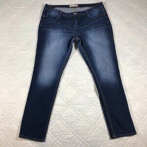 no boundaries stretch blue jeans‎ size 17 Juniors